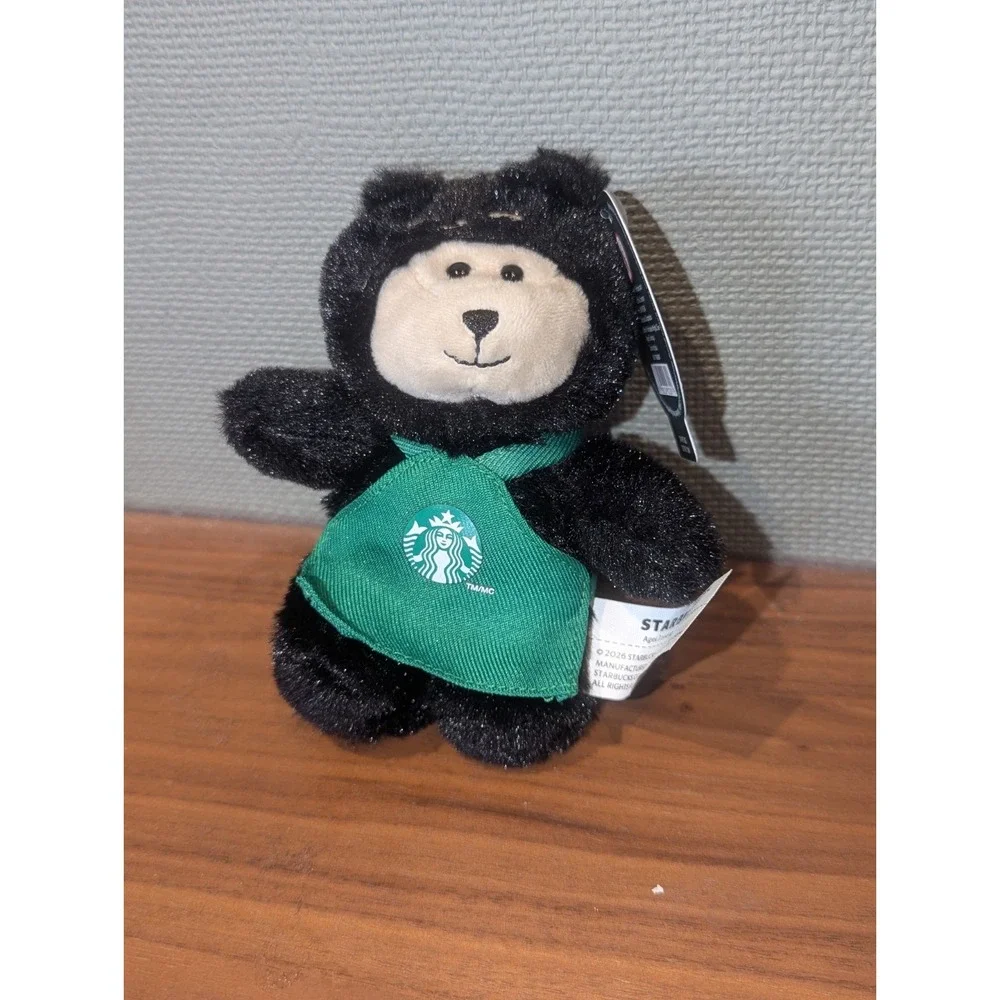Halloween Starbucks Black Cat Bearista Keychain Limited Edition 2026